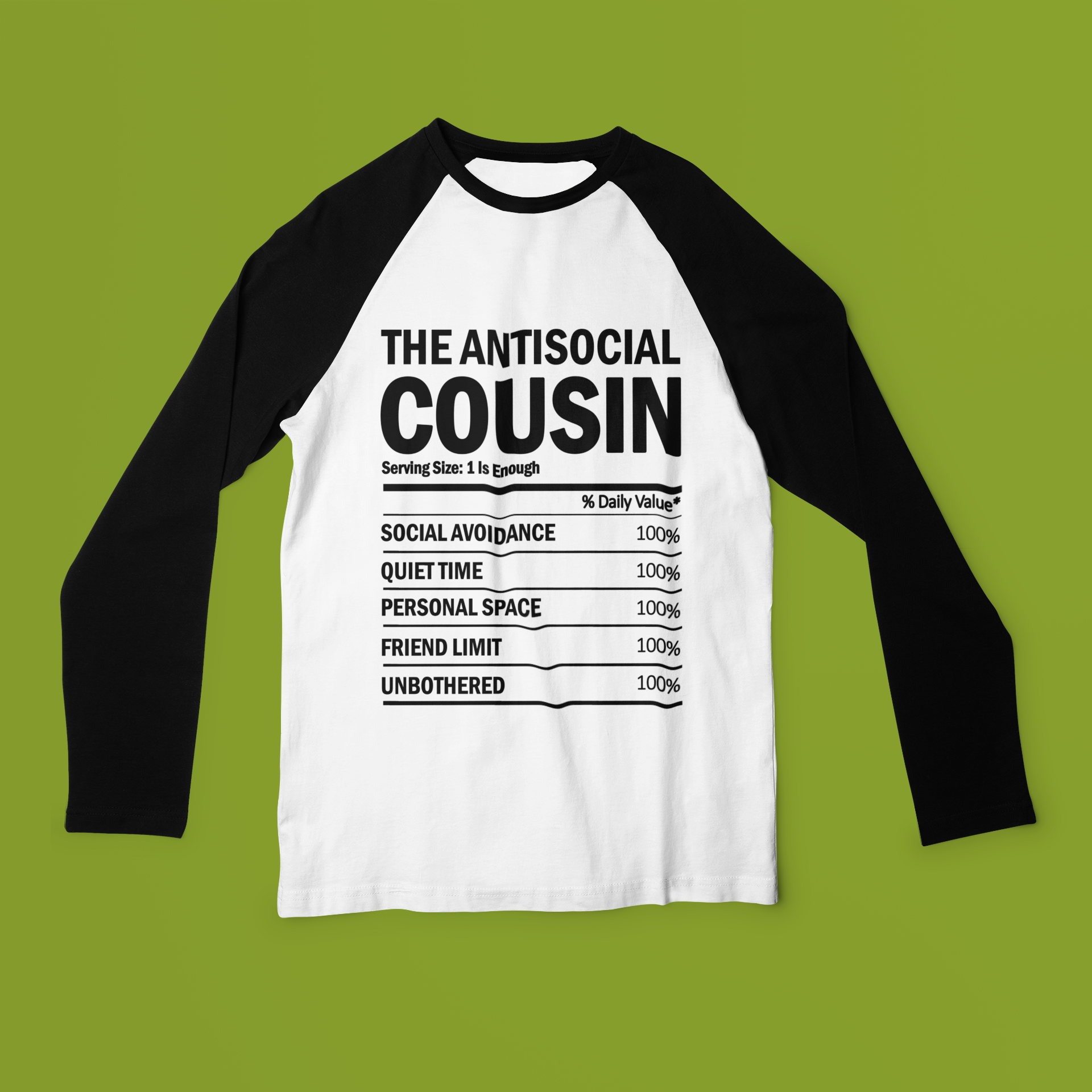 Custom Cousin Raglan T-Shirt