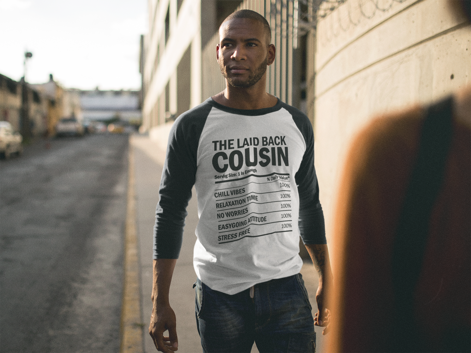 Custom Cousin Raglan T-Shirt - Image 7