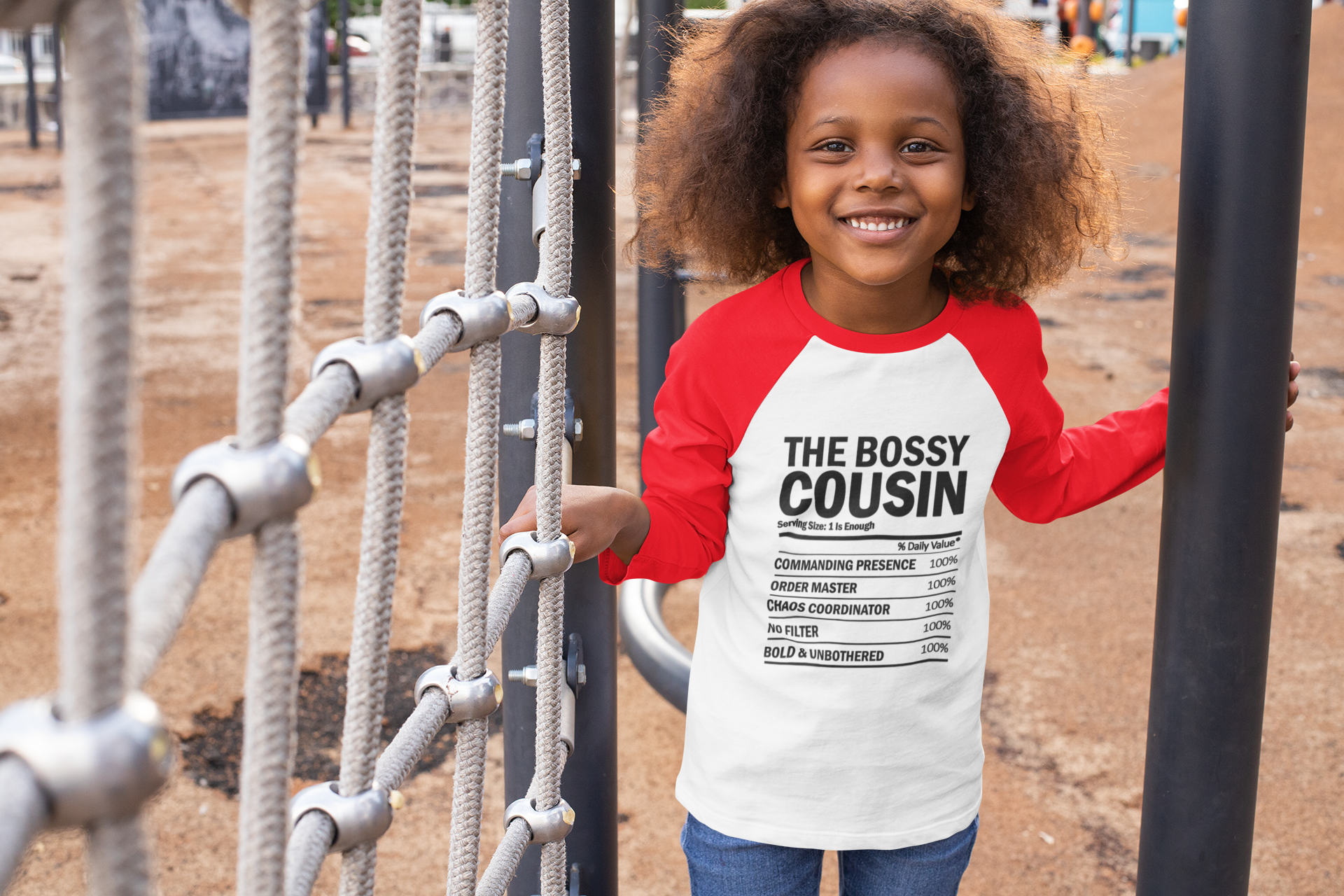 Custom Cousin Raglan T-Shirt - Image 2